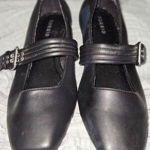 Torrid Black Flats with Buckle Strap